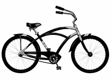 26"beach cruiser bicycle